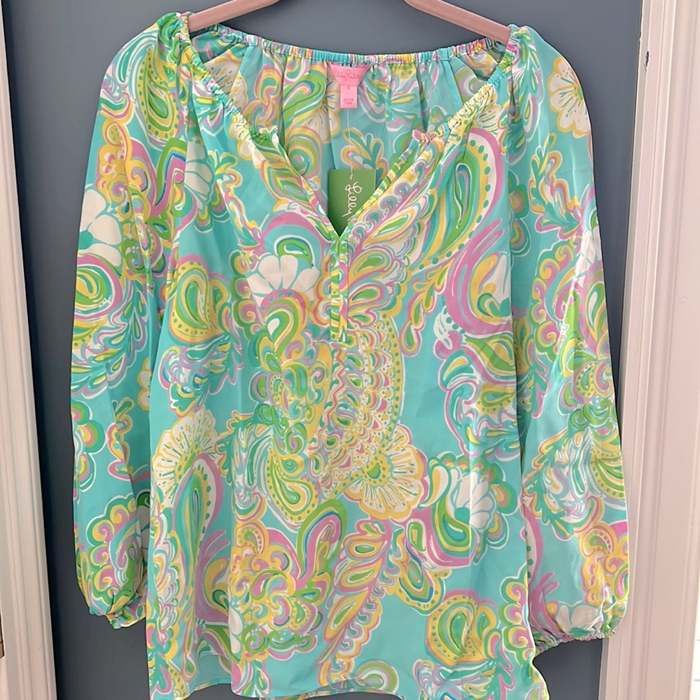 Lilly Pulitzer Silk Top